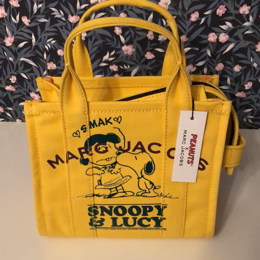 MARC JACOBS X Peanuts The Snoopy Lucy Mini Tote Bag